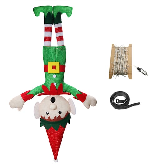 Haute Decor 3ft. Inept Boy Elf Tangled Mess